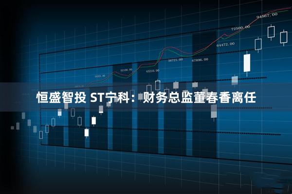 恒盛智投 ST宁科:财务总监董春香离任