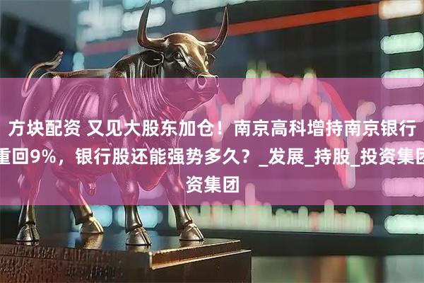 方块配资 又见大股东加仓！南京高科增持南京银行重回9%，银行股还能强势多久？_发展_持股_投资集团